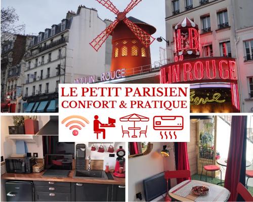 Le Petit Parisien- Bienvenue - Netflix - Terrasse - Parking - Porte de Paris - Climatisation - Guide visite à Paris OFFERT