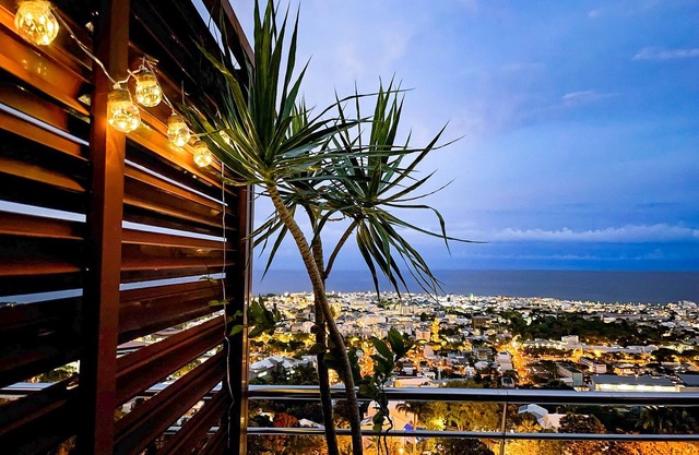 Le Pétrel dans les Nuages - Panoramic terrace over the Indian Ocean and St-Denis
