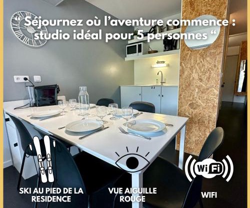 Le refuge cosy du Varet - Ménage inclus - Lits faits à l'arrivée - Arc 2000 - Ski IN OUT - La conciergerie du Varet