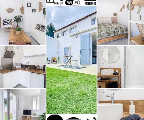 Le Romarin Bas de villa T2 avec jardin et parking au pied de la Forêt