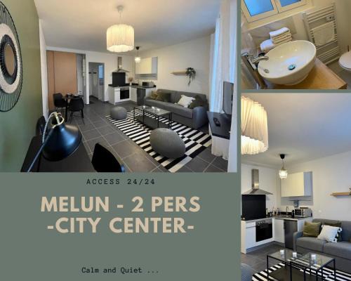 Le Saint Aspais/Cocooning/Centre Melun