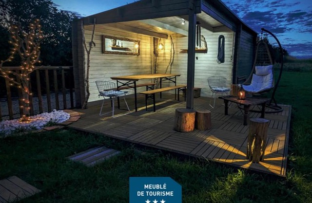 Le Woody Lodge, Large cottage with wooden deck and chalet with garden view next to Fontainebleau Forest