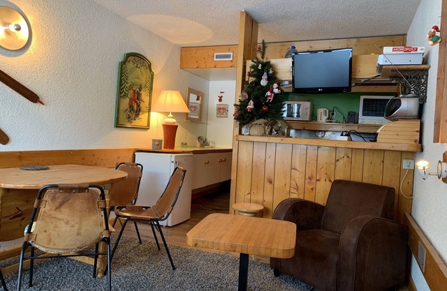 Les Arcs 1800: Studio apartment 32 m², resort center