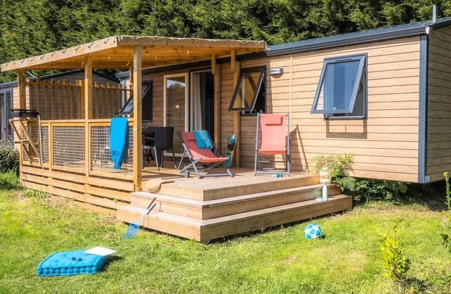 Les Jardins du Morbihan campsite* - Mobile home Select TV LV Clim Plancha 4 Rooms 6 people