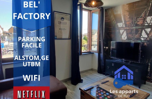Les Studios De Flo' : The Bel'Factory 38 m² WIFI