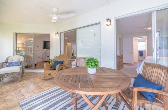 Less than 2 miles to the beach! West of 41 condo with pool and hot tub!