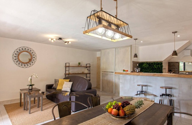 location de vacances figuier avec jardin barbecue piscine chauffée à Calvi