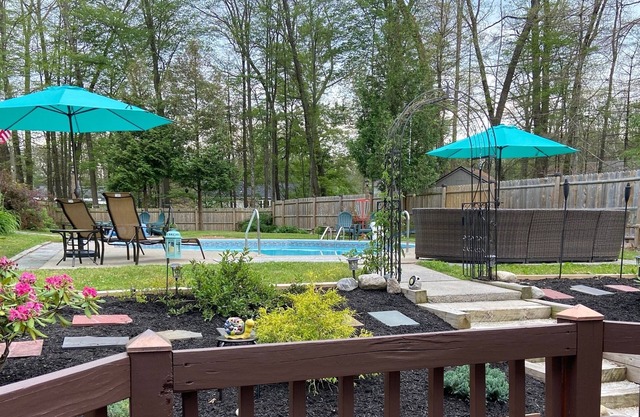 Long Term rental in 2026! Large Private Yard W/Pool. Track, SPAC & Town close!