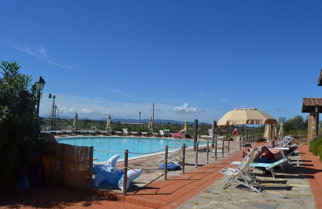 Lovely apartment for 4 guests with pool, A/C, TV and panoramic view