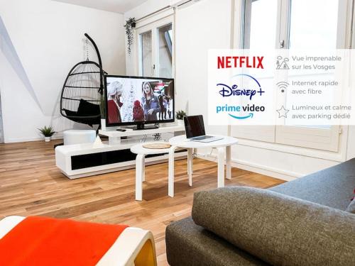 Lumineux avec vue sur les Vosges