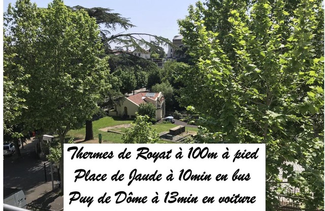 Lumineux/vue sur parc thermal