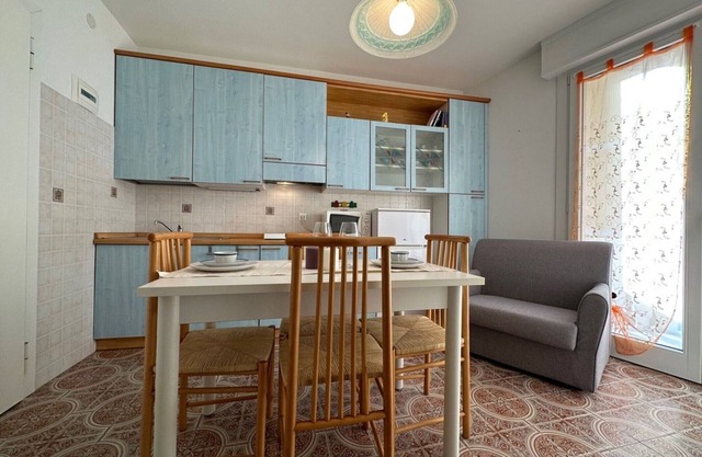 Luminous flat on the shores of Lignano