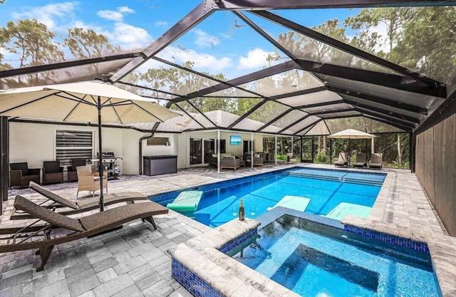 Lux Fam Pool/Spa Pcklbl By Beach Private Home 8ppl