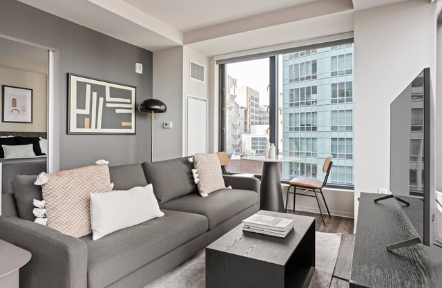 Luxe Chinatown/Theater District 1BR w/Gym & W/D, nr T, by Blueground