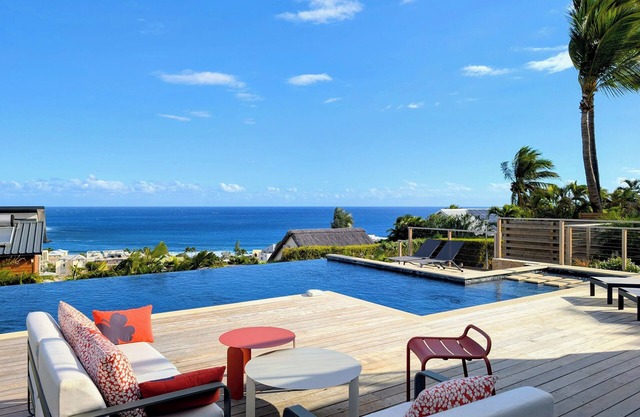 Luxueuse Villa Calypso - Piscine et vue mer à Saint Gilles les Bains