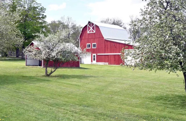 Luxury 1870’s Farmhouse with Barn and Vineyard on the Cayuga Lake Wine Trail