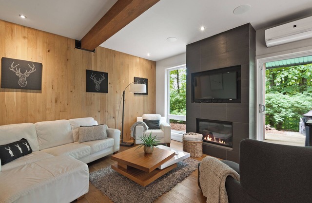 Luxury 3-bdrm condo in Bromont (P5) in quiet area with outdoor courtyard