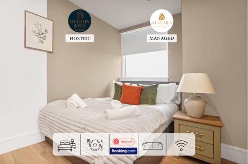 Luxury 3BDR Flat By Aurora WorkNest Short Lets & Serviced Accommodation London With Wi-Fi, Gym and Cinema