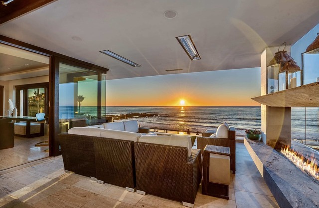 Luxury Beachfront Home with Hot Tub and Ocean View