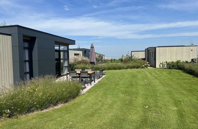 Luxury Chalet with Exceptional Lake Views and Private Terrace in Enkhuizen