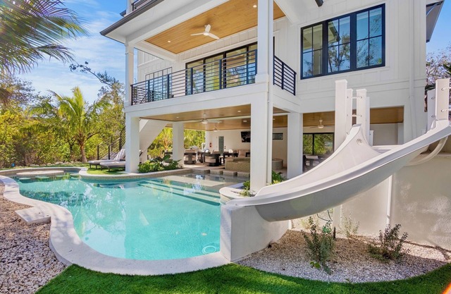 Luxury Home Steps from Siesta Key Beach with Game Room and Resort-Style Pool