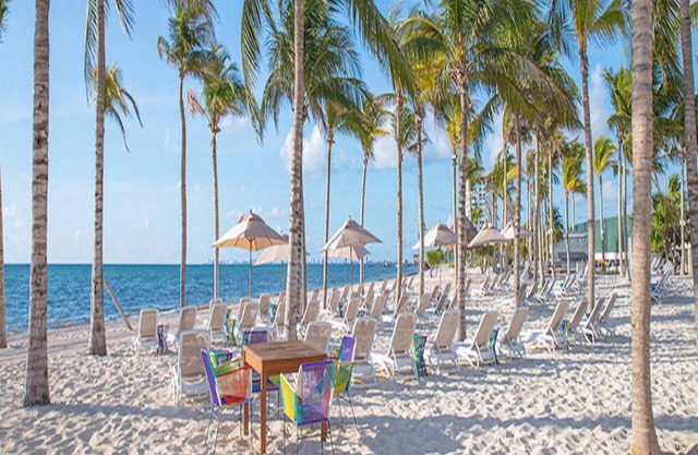 Luxury property on the beach, with 7 outdoor swimming poolsn