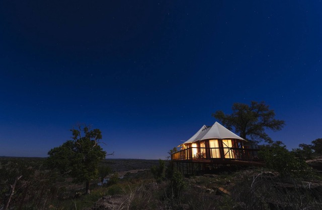 Luxury Safari Tents on 96 acres in the Texas Hill Country