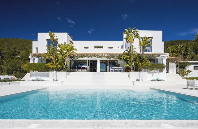 Luxury villa in Ibiza with pool, ibiza vacation villa with pool and view