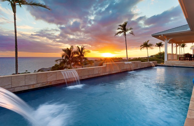 MAGICAL 5-star OCEAN, Kohala Coastline, 4 Volcano Mtn Views, Private Pool & Spa