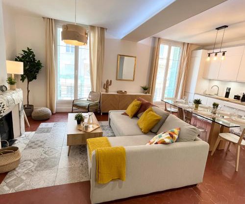 Magnifique T4 - Spacieux Haut Standing - AC - WIFI - Coeur de Nice