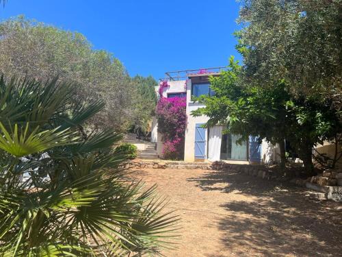 Maison à 50 m de la plage, 10 personnes, 5 chambres en corse du sud,