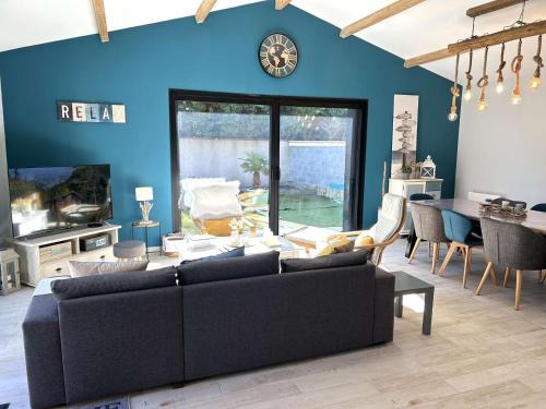 Maison 5 pièces avec wifi, près plage et centre, Brem sur Mer - FR-1-224A-73