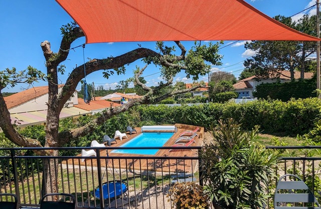 Maison 8/10 Pers/Piscine Chauffée/Saint Palais sur mer 400m Centre Ville