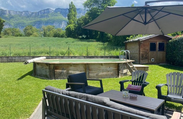 Maison Avec Piscine Proche lac D'aix les Bains Avec vue sur le Revard