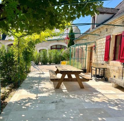 Maison d'Antan - PiscineJardinClim - Bourg de Cuzance