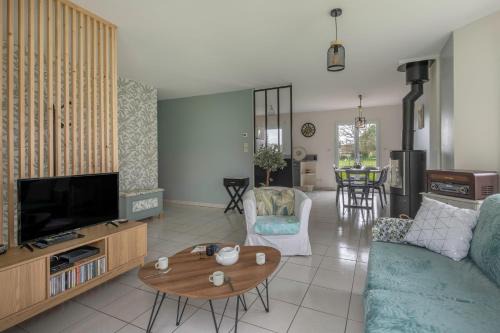 Maison moderne pour 5 - 950m des marais