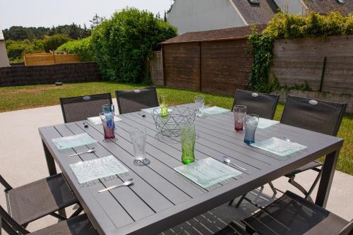 Maison pour 8 avec jardin à 1km de la plage