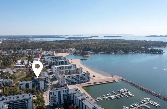 Meren läheisyydessä iso yksiö