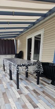 Mobil home 693 à la réserve 8 personnes avec terrasse couverte