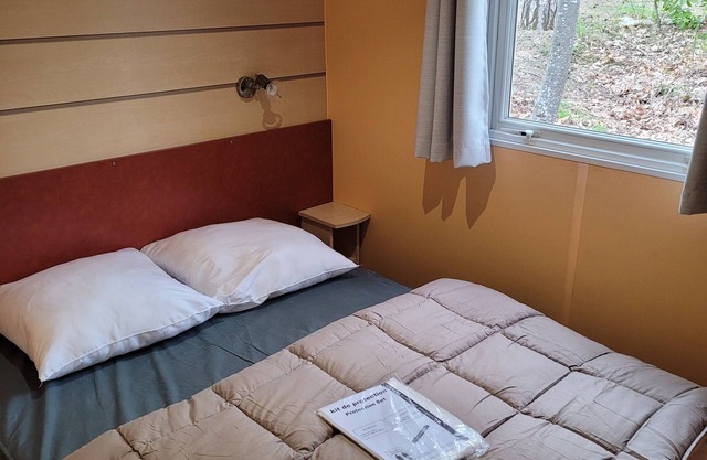 Mobile home 6 pers 3 chbres dans camping *** (vacances ou travailleurs)