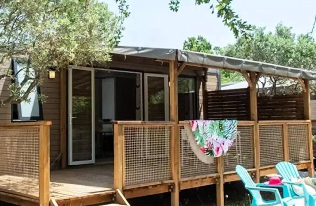 Mobile home Castellane - 30m2 - 2 Schlafzimmer + TV + A/C 4 Personen