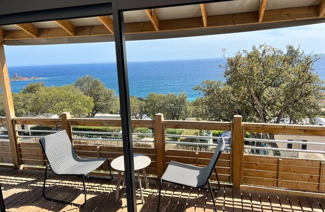 Mobile home sea view 5 minutes from the beach