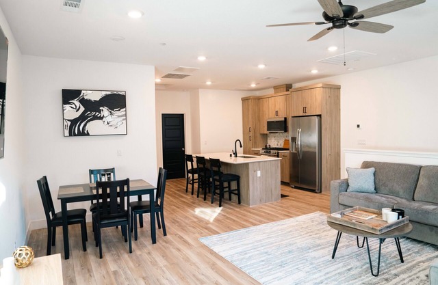 Modern 3-bedroom 2-bath townhome, perfectly balancing comfort and accessibility.