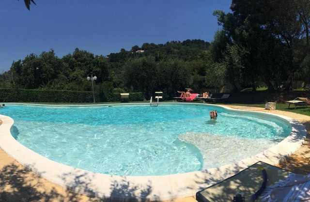 modern and luxurious penthouse in Lerici with sea view terraces, garden and pool