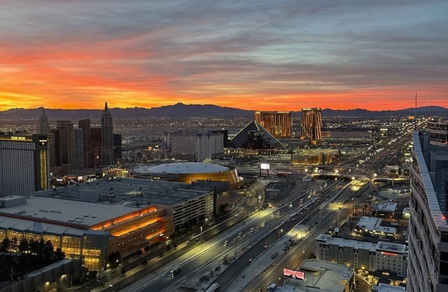Modern and Sleek High Rise Walking Distance to Allegiant and LV Strip!