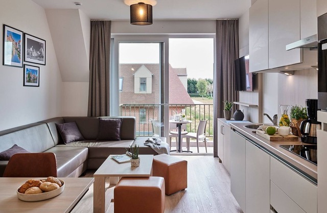Modern apartment with a dishwasher at 1 km. from Jabbeke
