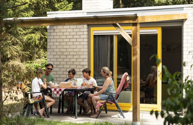 Modern bungalow with covered terrace, in Appelscha