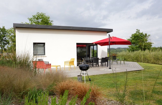 Modern house near Postolonnec beach