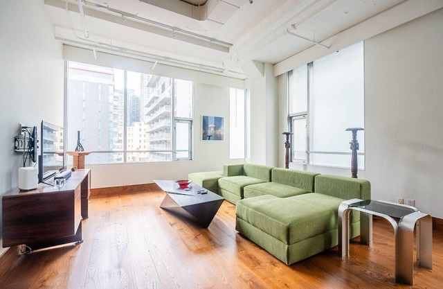 Modern Industrial Charm: 2BR Designer Loft