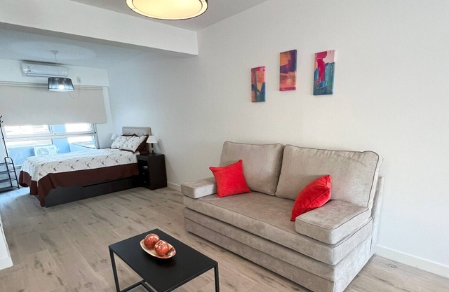 Modern studio apartment with balcony in Almagro